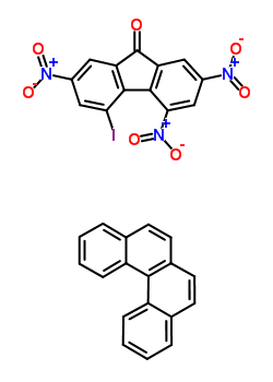 916-68-7  4-iodo-2,5,7-trinitro-9H-fluoren-9-one - benzo[c]phenanthrene (1:1)