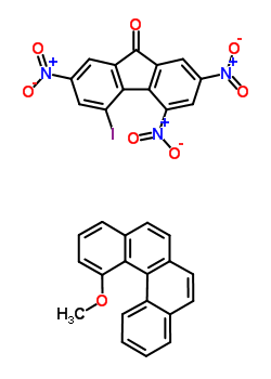 916-95-0  4-iodo-2,5,7-trinitro-9H-fluoren-9-one - 1-methoxybenzo[c]phenanthrene (1:1)