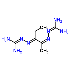 106119-98-6  N''-{(2Z,3E)-2-[(diaminomethylidene)hydrazinylidene]pentan-3-ylidene}carbonohydrazonic diamide (non-preferred name)