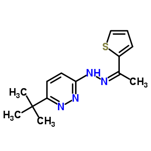 109903-91-5  3-tert-butyl-6-{(2Z)-2-[1-(thiophen-2-yl)ethylidene]hydrazinyl}pyridazine