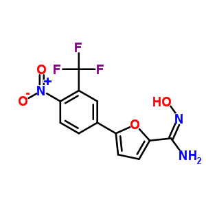 124013-94-1  N'-hydroxy-5-[4-nitro-3-(trifluoromethyl)phenyl]furan-2-carboximidamide