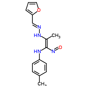 126389-56-8  N-{(1E)-2-[(2E)-2-(furan-2-ylmethylidene)hydrazinyl]-1-nitrosoprop-1-en-1-yl}-4-methylaniline
