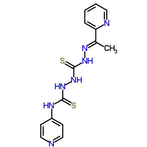 127142-24-9  N-(pyridin-4-yl)-2-({(2E)-2-[1-(pyridin-2-yl)ethylidene]hydrazinyl}carbothioyl)hydrazinecarbothioamide