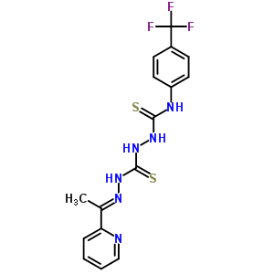 127142-36-3  2-({(2E)-2-[1-(πυριδιν-2-υλο)αιθυλιδενο]υδραζινυλο}καρβοθειοϋλο)-N-[4-(τριφθορομεθυλο)φαινυλο]υδραζινόκαρβοδιο·