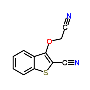 133641-33-5  3-(cyanomethoxy)-1-benzothiophene-2-carbonitrile