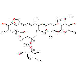 135680-93-2;65195-57-5  (2aE,4E,4'S,5'S,6S,6'R,7S,8E,11R,13R,15S,17aR,20R,20aR,20bS)-4',20,20b-trihydroxy-5',6,8,19-tetramethyl-6'-[(1S)-1-methylpropyl]-17-oxo-3',4',5',6,6',10,11,14,15,17,17a,20,20a,20b-tetradecahydro-2H,7H-spiro[11,15-methanofuro[4,3,2-pq][2,6]benzodioxacycloo