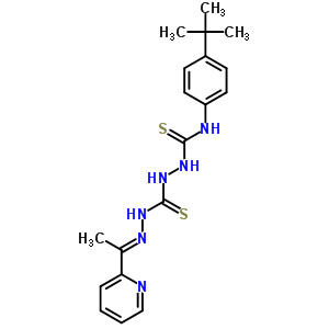 140835-39-8  N-(4-tert-butylphenyl)-2-({(2E)-2-[1-(pyridin-2-yl)ethylidene]hydrazinyl}carbothioyl)hydrazinecarbothioamide