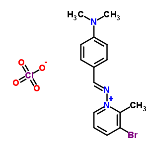145234-85-1  3-bromo-1-({(E)-[4-(dimethylamino)phenyl]methylidene}amino)-2-methylpyridinium perchlorate
