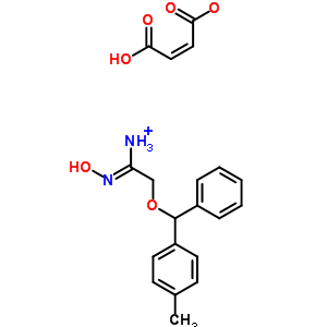 20181-61-7  (1Z)-1-(hydroxyimino)-2-[(4-methylphenyl)(phenyl)methoxy]ethanaminium (2Z)-3-carboxyprop-2-enoate