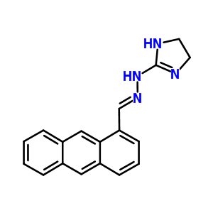 204393-36-2  2-[(2E)-2-(anthracen-1-ylmethylidene)hydrazinyl]-4,5-dihydro-1H-imidazole