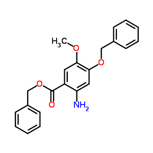 Benzyl 2-amino-4-(benzyloxy)-5-methoxybenzoate 205259-41-2