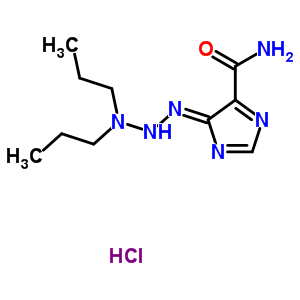 21244-63-3  (4Z)-4-(3,3-dipropyltriazanylidene)-4H-imidazole-5-carboxamide hydrochloride (1:1)