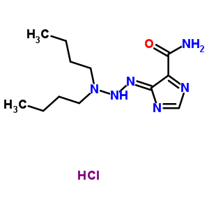 21244-64-4  (4Z)-4-(3,3-dibutyltriazanylidene)-4H-imidazole-5-carboxamide hydrochloride (1:1)