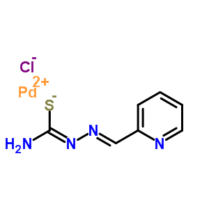 218617-23-3  palladium(2+) chloride N'-[(E)-pyridin-2-ylmethylidene]carbamohydrazonothioate (1:1:1)
