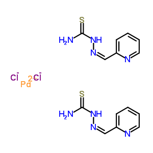 218617-31-3  palladium(2+) chloride (2Z)-2-(pyridin-2-ylmethylidene)hydrazinecarbothioamide (1:2:2)