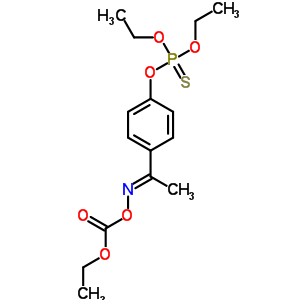 22936-34-1  O-(4-{(1E)-N-[(ethoxycarbonyl)oxy]ethanimidoyl}phenyl) O,O-diethyl phosphorothioate