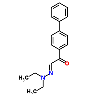 24342-51-6  (2E)-1-(biphenyl-4-yl)-2-(diethylhydrazinylidene)ethanone
