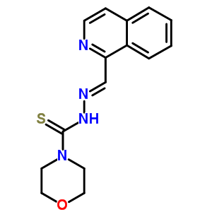 24898-61-1  N'-[(E)-isoquinolin-1-ylmethylidene]morpholine-4-carbothiohydrazide