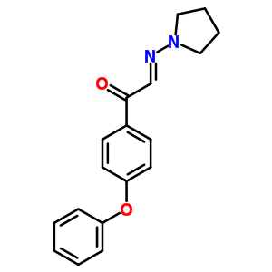 25555-25-3  (2E)-1-(4-phenoxyphenyl)-2-(pyrrolidin-1-ylimino)ethanone