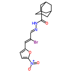 26474-93-1  N'-[(1E,2Z)-2-bromo-3-(5-nitrofuran-2-yl)prop-2-en-1-ylidene]tricyclo[3.3.1.1~3,7~]decane-1-carbohydrazide
