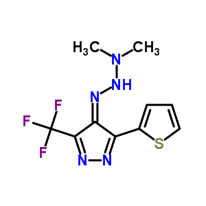 27218-44-6  (4Z)-4-(3,3-dimethyltriazanylidene)-3-(thiophen-2-yl)-5-(trifluoromethyl)-4H-pyrazole