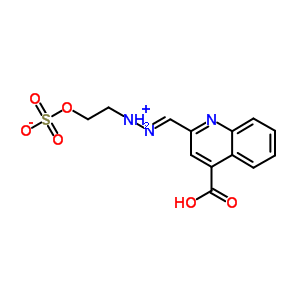 27346-92-5  2-{(2E)-2-[(4-carboxyquinolin-2-yl)methylidene]hydraziniumyl}ethyl sulfate