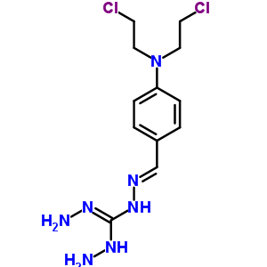 27466-64-4  N'-[(E)-{4-[bis(2-chloroethyl)amino]phenyl}methylidene]hydrazinecarbohydrazonohydrazide
