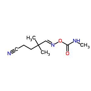 29672-19-3  (5E)-4,4-dimethyl-5-{[(methylcarbamoyl)oxy]imino}pentanenitrile