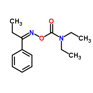 30289-17-9  (diethylamino)({[(1Z)-1-phenylpropylidene]amino}oxy)methanone