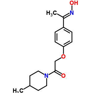 31248-68-7  2-{4-[(1E)-N-hydroxyethanimidoyl]phenoxy}-1-(4-methylpiperidin-1-yl)ethanone
