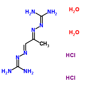 31959-87-2  N''-{(1E,2E)-1-[(diaminomethylidene)hydrazinylidene]propan-2-ylidene}carbonohydrazonic diamide dihydrochloride dihydrate (non-preferred name)