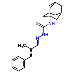 32403-23-9  (2E)-2-(2-methyl-3-phenylprop-2-en-1-ylidene)-N-(tricyclo[3.3.1.1~3,7~]dec-1-yl)hydrazinecarbothioamide