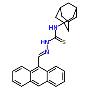 32406-65-8  (2E)-2-(anthracen-9-ylmethylidene)-N-(tricyclo[3.3.1.1~3,7~]dec-1-yl)hydrazinecarbothioamide