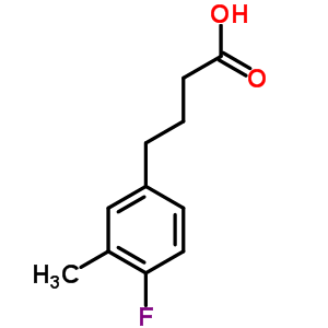 331-43-1  4-(4-fluoro-3-methylphenyl)butanoic acid