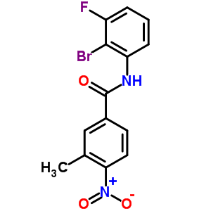 343975-61-1  N-(2-bromo-3-fluoro-phenyl)-3-methyl-4-nitro-benzamide
