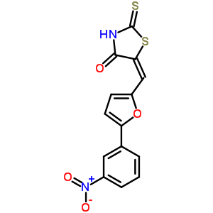 35274-35-2  (5E)-5-{[5-(3-nitrophenyl)furan-2-yl]methylidene}-2-thioxo-1,3-thiazolidin-4-one