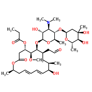 35906-56-0;39404-10-9;42261-32-5;43114-69-8  (4S,5S,6S,7R,9R,10R,11E,13E,16R)-6-{[(2S,3R,4R,5S,6R)-5-{[(2S,4R,5S,6S)-4,5-dihydroxy-4,6-dimethyltetrahydro-2H-pyran-2-yl]oxy}-4-(dimethylamino)-3-hydroxy-6-methyltetrahydro-2H-pyran-2-yl]oxy}-10-hydroxy-5-methoxy-9,16-dimethyl-2-oxo-7-(2-oxoethyl)oxacyc