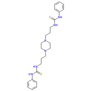 36105-81-4  N',N'''-(piperazine-1,4-diyldipropane-3,1-diyl)bis[1-phenyl(thiourea)]