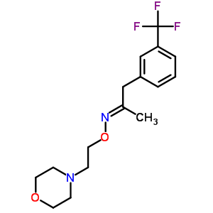 38060-03-6  (2E)-N-[2-(morpholin-4-yl)ethoxy]-1-[3-(trifluoromethyl)phenyl]propan-2-imine