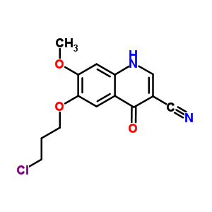 380844-30-4  6-(3-chloropropoxy)-7-methoxy-4-oxo-1,4-dihydroquinoline-3-carbonitrile