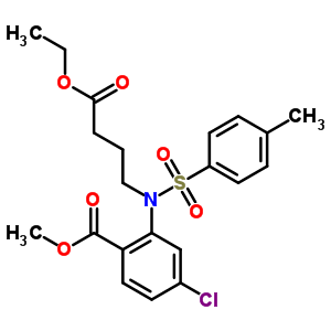 38314-47-5  methyl 4-chloro-2-{(4-ethoxy-4-oxobutyl)[(4-methylphenyl)sulfonyl]amino}benzoate