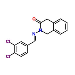 39113-07-0  2-{[(E)-(3,4-dichlorophenyl)methylidene]amino}-1,4-dihydroisoquinolin-3(2H)-one