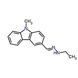 50460-17-8  3-[(E)-(2-ethylhydrazinylidene)methyl]-9-methyl-9H-carbazole