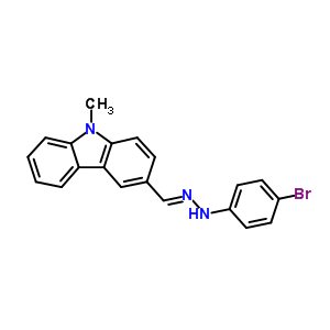 50460-19-0  3-{(E)-[2-(4-bromophenyl)hydrazinylidene]methyl}-9-methyl-9H-carbazole
