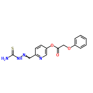 51984-27-1  6-(carbamothioylcarbonohydrazonoyl)pyridin-3-yl phenoxyacetate