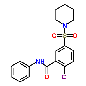 5230-02-4  2-chloro-N-phenyl-5-(piperidin-1-ylsulfonyl)benzamide