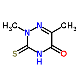 533-82-4  2,6-dimethyl-3-thioxo-3,4-dihydro-1,2,4-triazin-5(2H)-one