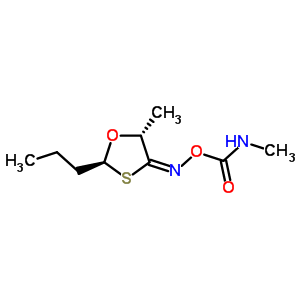 54266-48-7  (methylamino)({[(2S,4E,5R)-5-methyl-2-propyl-1,3-oxathiolan-4-ylidene]amino}oxy)methanone