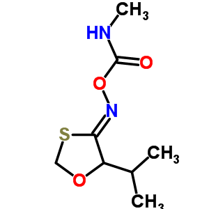 54266-83-0  (methylamino)({[(4Z)-5-(propan-2-yl)-1,3-oxathiolan-4-ylidene]amino}oxy)methanone