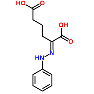 5435-42-7  (2E)-2-(2-phenylhydrazinylidene)hexanedioic acid